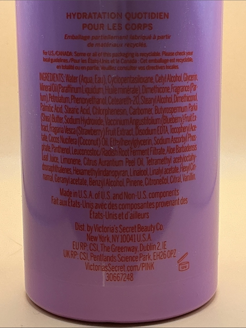 Victoria’s Secret PINK Super Berry Daily Drench Body Lotion 12 oz NEW - Picture 5 of 6